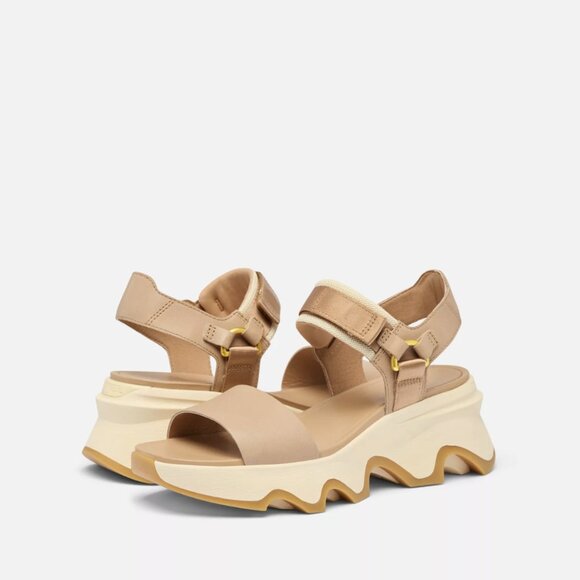 Sorel KINETIC Impact Y-Strap High Women's Wedge Sandal - Picture 3 of 7